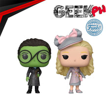 Load image into Gallery viewer, Funko POP Movies Wicked Elphaba and Glinda in Shiz Uniform 2 pack Special Edition Exclusive sold by Geek PH