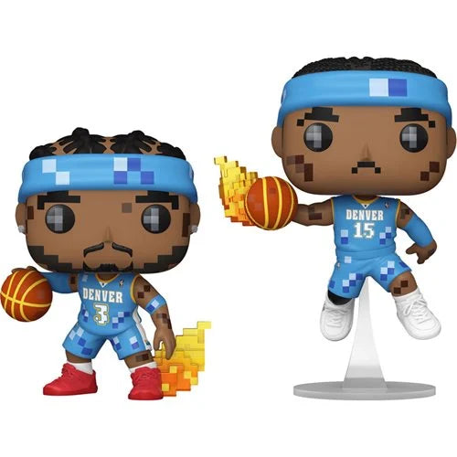 Funko Pop 8 BIT NBA JAM Denver Nuggets Allen Iverson and Carmelo Anthony 8-Bit  2 pack ( Pre Order Reservation )