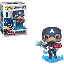 Load image into Gallery viewer, Funko POP Marvel: Endgame Captain America w/ Broken Shield & Mjolnir sold by Geek PH Store