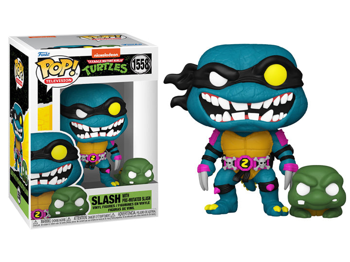 Funko Pop Pop! & Buddy: Teenage Mutant Ninja Turtles - Slash & Pre