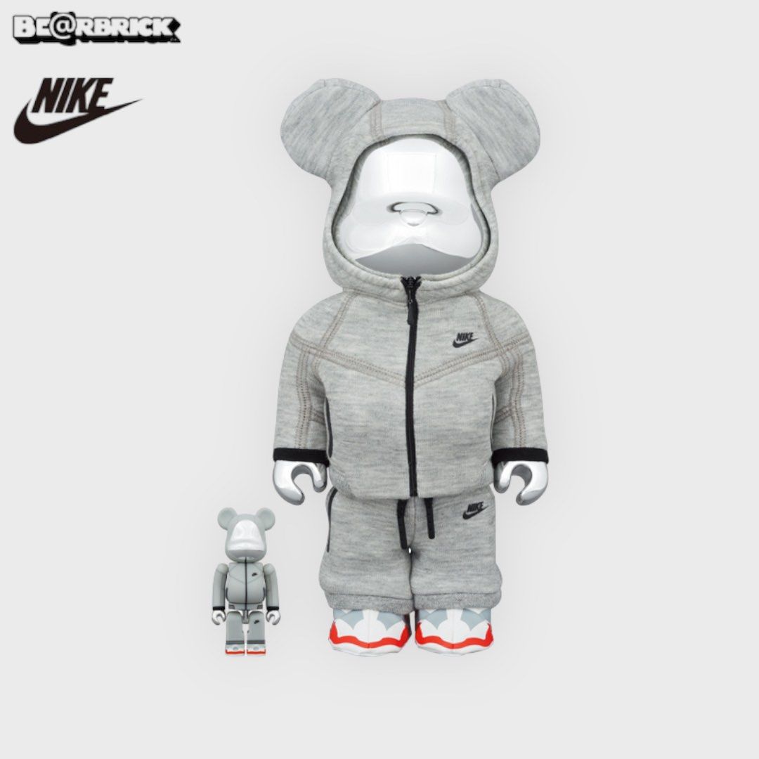 Medicom BE@RBRICK NIKE TECH FLEECE N98 100％ & 400％ sold by Geek PH