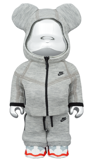 Medicom BE@RBRICK NIKE TECH FLEECE N98 100％ & 400％ sold by Geek PH