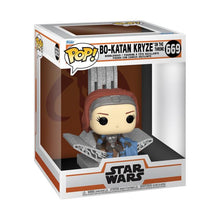 Load image into Gallery viewer, Funko Pop Deluxe Star Wars: The Mandalorian Bo-Katan Kryze on the Throne  sold by Geek PH Store