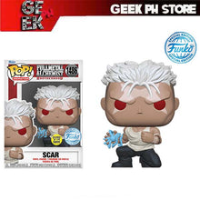 Load image into Gallery viewer, Funko Pop Pop! Animation: Fullmetal Alchemist: Brotherhood - Scar Glow in the Dark Special Edition Exclusive sold by Geek PH Store