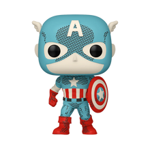 Load image into Gallery viewer, Funko POP Marvel: D100 - Retro Reimagined Captain America Special Edition Exclusive sold by Geek PH Store