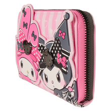 Load image into Gallery viewer, Loungefly LF SANRIO MY MELODY AND KUROMI ZIP AROUND WALLET SANWA1037 sold by Geek PH