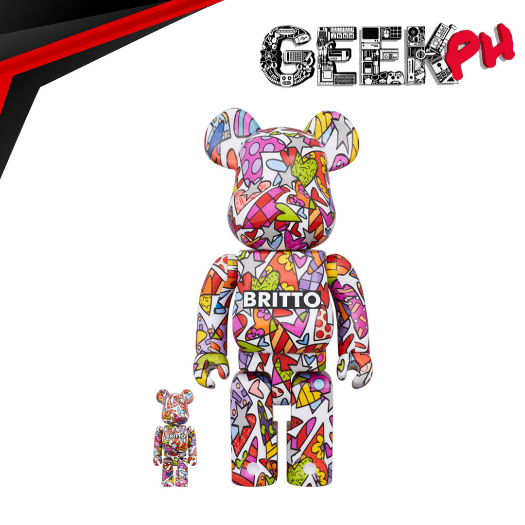 Medicom BE@RBRICK ROMERO BRITTO HEART 100％ & 400％ sold by Geek 