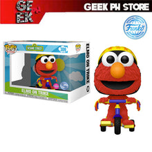 Load image into Gallery viewer, Funko POP! Rides: Sesame Street - Elmo on Trike FLOCKED  Special Edition Exclusive sold by Geek PH