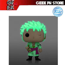 Load image into Gallery viewer, Funko POP Animation One Piece Roronoa Zoro Glow in the Dark Special Edition Exclusive sold by Geek PH