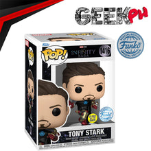 Load image into Gallery viewer, Funko Pop Iron Man 3 Tony Stark Suit-Up Glow-in-the-Dark Special Edition Exclusive sold by Geek PH