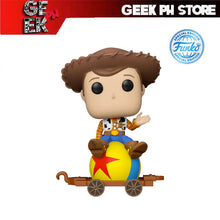 Load image into Gallery viewer, Funko POP! Trains: D100 - Woody on Luxo Ball Special Edition Exclusive sold by Geek PH