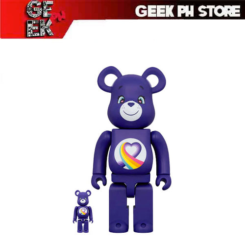 Medicom BE@RBRICK Rainbow Heart Bear™ 100% & 400% sold by Geek PH