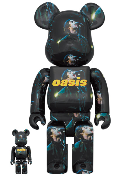 Medicom BE@RBRICK OASIS KNEBWORTH 1996 (Liam Gallagher) 100% & 400 