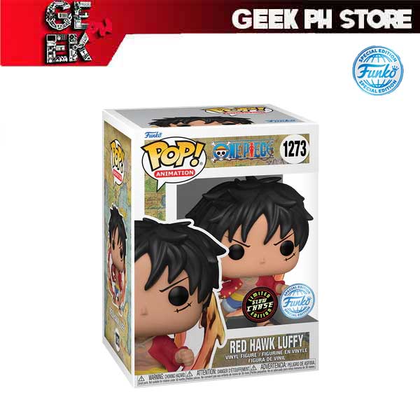 One Piece - Red Hawk Luffy Exclusive Chase Pop! Vinyl Figure main image 1