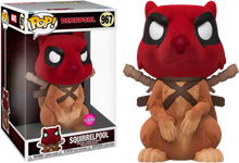 Load image into Gallery viewer, Funko Pop Jumbo 10” Deadpool 30th Anniversary - Squirrelpool (Flocked) Exclusive to Geek PH Store