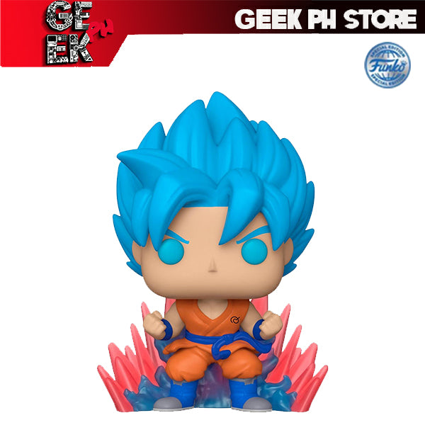 Funko Pop! Animation Dragon Ball Super SSGSS Goku (Kaio-Ken Times Twenty) Glow in the Dark Special Edition Exclusive sold by Geek PH Store