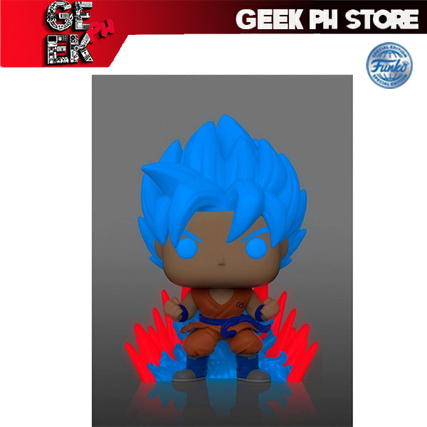 Funko Pop! Animation Dragon Ball Super SSGSS Goku (Kaio-Ken Times Twenty) Glow in the Dark Special Edition Exclusive sold by Geek PH Store