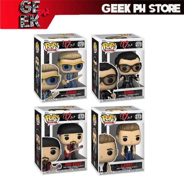 Set De Coleccionista Funko Pop! Rocks U2 Zootv Adam, Edge, L | Cuotas Set De Coleccionista Funko Pop! Rocks U2 Zootv Adam, Edge, L | Cuotas