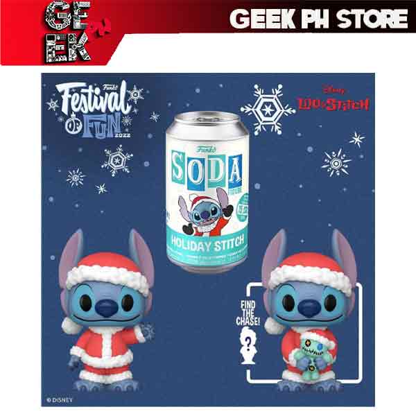 Funko Vinyl Soda: L&S- Holiday Stitch w/CH(IE) CASE OF 6 sold by Geek PH  Store