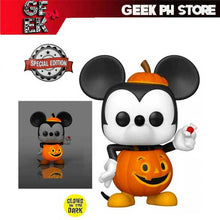 Load image into Gallery viewer, Funko POP Disney: Mickey Trick or Treat Glow in the Dark Special Edition Exclusive sold by Geek PH