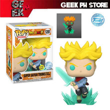 Load image into Gallery viewer, Funko Pop Dragon Ball Super Super Saiyan Trunks with Sword Glow in the Dark Special Edition Exclusive sold by Geek PH Store