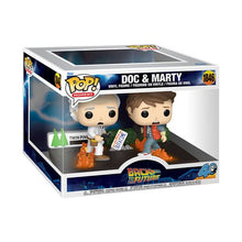 Load image into Gallery viewer, Funko Back to the Future 40th Anniversary Doc &amp; Marty Funko Pop! Moment #1846 sold by Geek PH