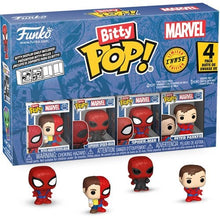 Load image into Gallery viewer, Funko Spider-Man Peter Parker Funko Bitty Pop! Mini-Figure 4-Pack sold by Geek PH