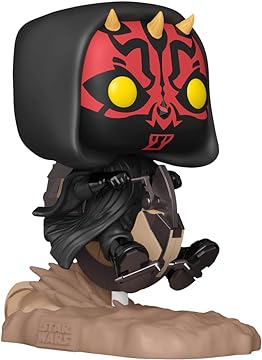 Funko Pop! Rides Deluxe: Star Wars Episode 1 - The Phamtom Menace 25th Anniversary, Darth Maul on Bloodfin Speeder ( Pre Order Reservation )