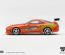 Load image into Gallery viewer, ( PRE ORDER RESERVATION ) MINI GT MGT01250-BL "Toyota Supra BOMEX " The Fast and the Furious"  Brian O'Conner / Blister Packaging"