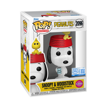 Load image into Gallery viewer, Funko Peanuts Pop! Snoopy &amp; Woodstock (Flocked) Exclusive #2096 sold by Geek PH