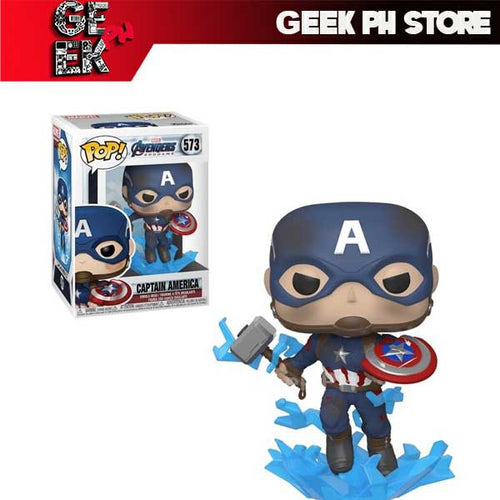 Funko POP Marvel: Endgame Captain America w/ Broken Shield & Mjolnir sold by Geek PH Store