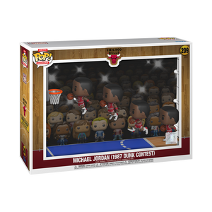 Funko NBA Pop! Deluxe Moment Michael Jordan (1987 Dunk Contest) sold by Geek PH