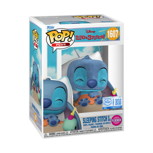 Funko Disney Pop! Plus Sleeping Stitch in Box (Flocked) Exclusive 1607 Sold by Geek PH