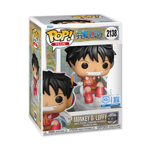 Load image into Gallery viewer, Funko One Piece Egghead Island Monkey D. Luffy Metallic Funko Pop! Vinyl Figure Plus #2138 sold by Geek PH Exclusive sold by Geek PH