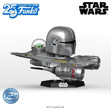 Load image into Gallery viewer, Funko Pop Ride Super Deluxe : The Mandalorian - The Mandalorian and Grogu in N1 Starfighter Special Edition Exclusive sold by Geek PH