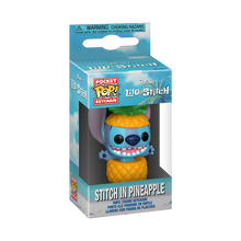 Load image into Gallery viewer, Funko POP Keychain: Stitch - Stitch in pineapple