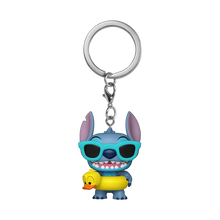 Load image into Gallery viewer, Funko POP Keychain: Stitch- Tuber Stitch