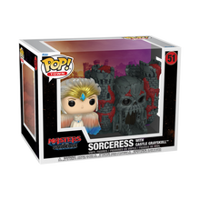 Load image into Gallery viewer, Funko MASTERS OF THE UNIVERSE Pop! Sorceress with Castle Grayskull (Live Action)