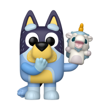 Load image into Gallery viewer, Funko Bluey Pop! Bandit with Unicorse