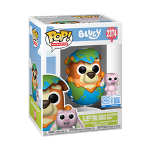 Load image into Gallery viewer, Funko Bluey Pop! &amp; Buddy Sleepytime Bingo with Floppy Bunny Retail Exclusive