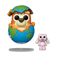 Load image into Gallery viewer, Funko Bluey Pop! &amp; Buddy Sleepytime Bingo with Floppy Bunny Retail Exclusive