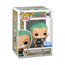 Load image into Gallery viewer, Funko One Piece Pop! Roronoa Zoro (Kid) Retail Exclusive