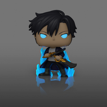Load image into Gallery viewer, CHASE Funko SOLO LEVELING Pop! Sung Jinwoo (Blue Aura) RETAIL EXCLUSIVE