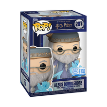 Load image into Gallery viewer, Funko Harry Potter Pop! Albus Dumbledore with Patronus Retail Exclusive