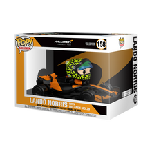 Load image into Gallery viewer, Funko MCLAREN Pop! Rides Super Deluxe Lando Norris with McLaren MCL39