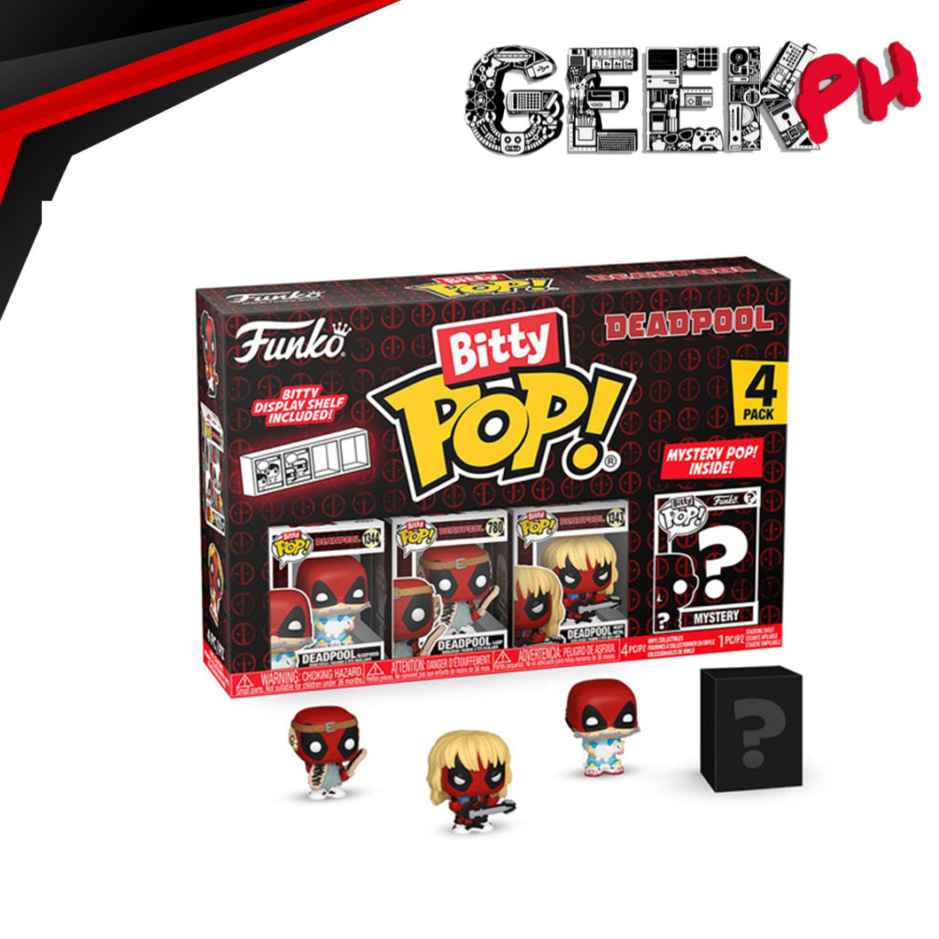 Funko Deadpool Bitty Pop! Sleepover Four-Pack sold by Geek PH