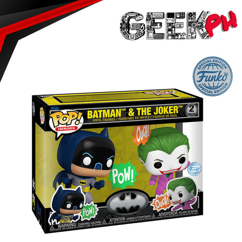 Funko Pop! Heroes: Batman 85th Anniversary - Batman / Joker 2 pack  Special Edition Exclusive  sold by Geek PH (Copy)