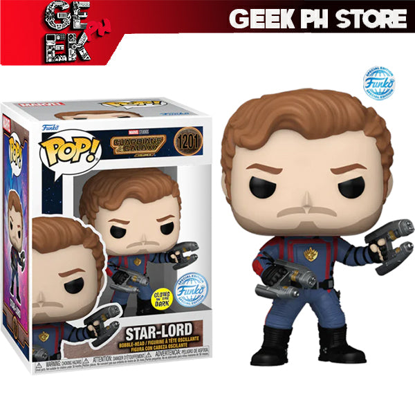 Funko Pop Marvel Guardians of the Galaxy Volume 3 Star-Lord Glow in the Dark Special Edition Exclusive sold by Geek PH Store