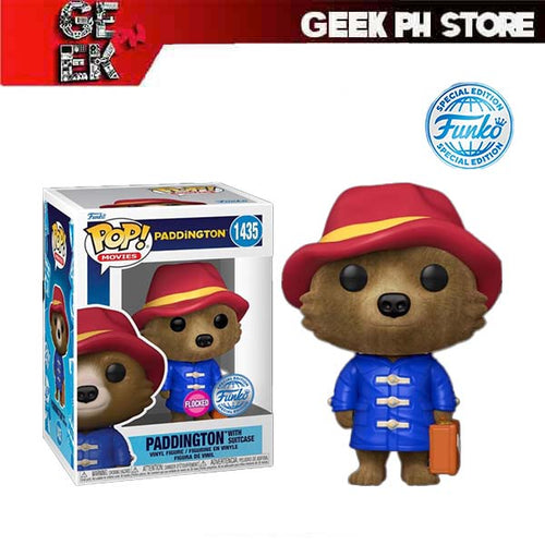 Funko POP Movies: Paddington - Paddington Bear w/ Case Flocked Special Edition Exclusive sold by Geek PH Store