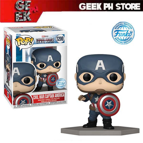 Funko Pop Marvel Civil War - Captain America  Special Edition Exclusive sold by Geek PH Store